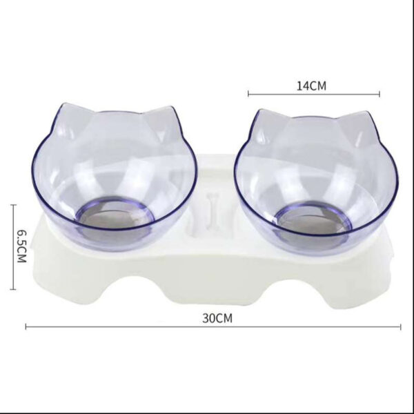 Cat Double Bowl Cat Food Bowl Protects Cervical Vertebra - Image 5