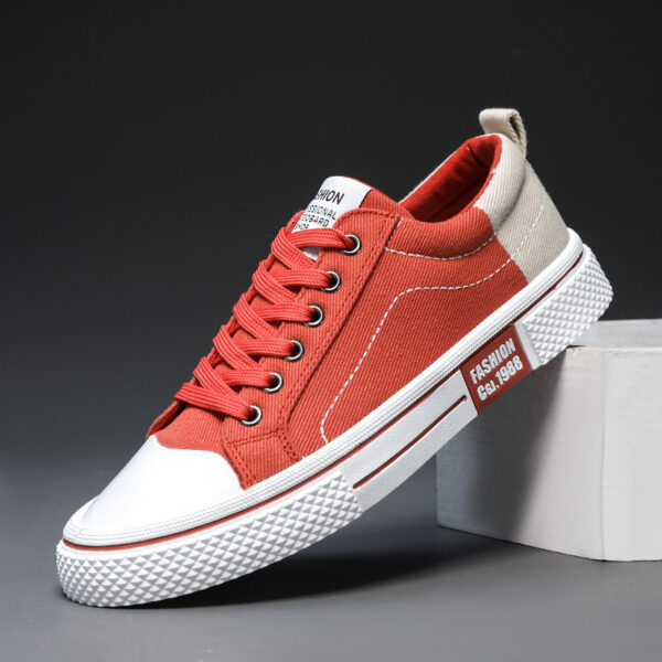New Versatile Casual Low-top Men's Sports Canvas Shoes - Image 3