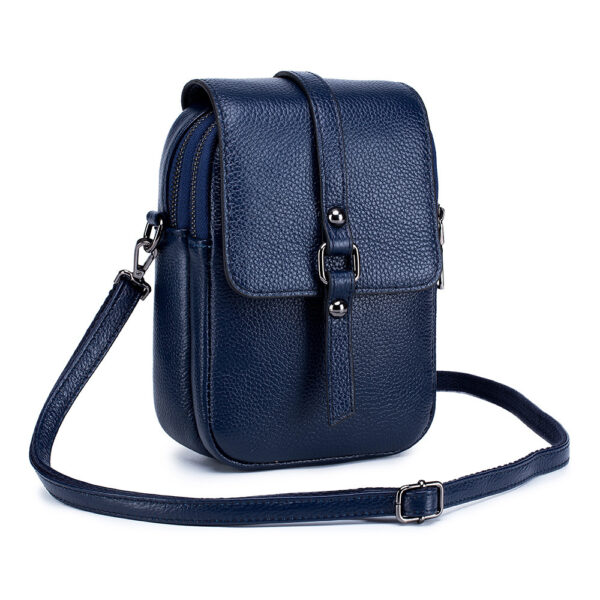 Leather Diagonal Bag For Mobile Phone Shoulder Bags Women - Image 3