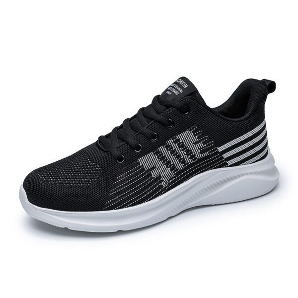Men's Fashionable All-match Mesh Flying Woven Breathable Casual Shoes - Image 3