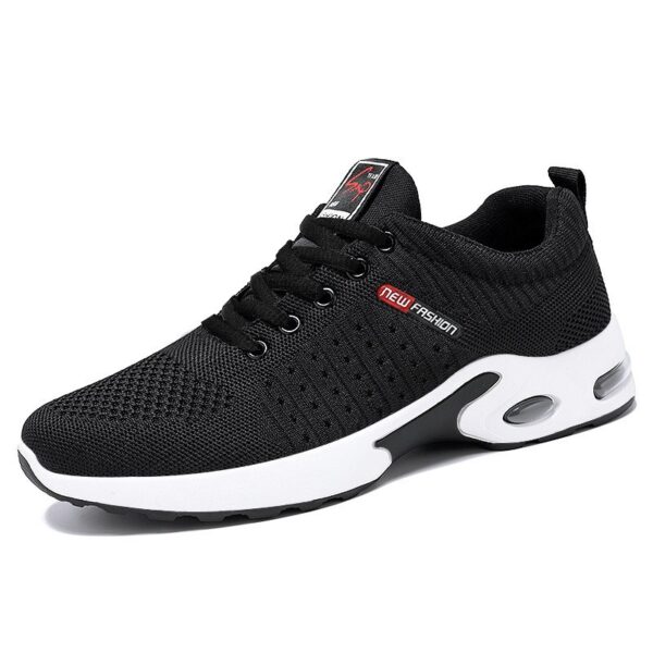 Plus Size Men's Shoes Flyknit Breathable Sneaker - Image 5