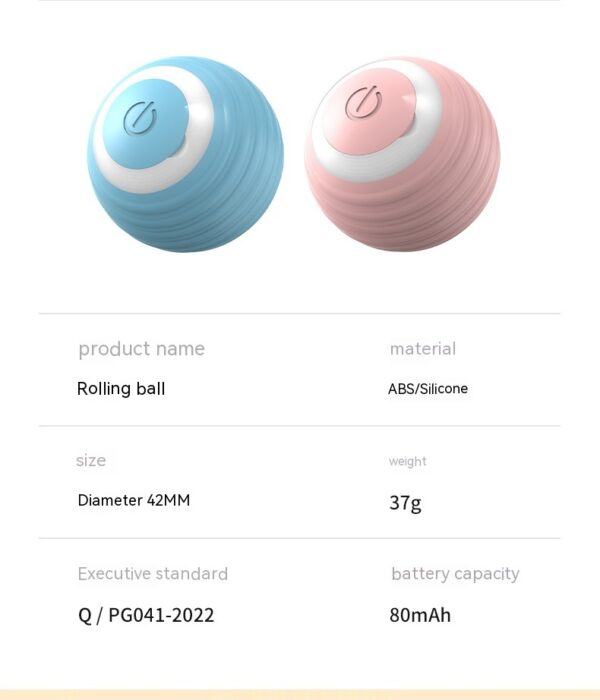 Automatic Moving Bouncing Rolling Ball Smart Cat Toy Ball Self-Moving Kitten Toy For Indoor Cat Kitten - Image 10