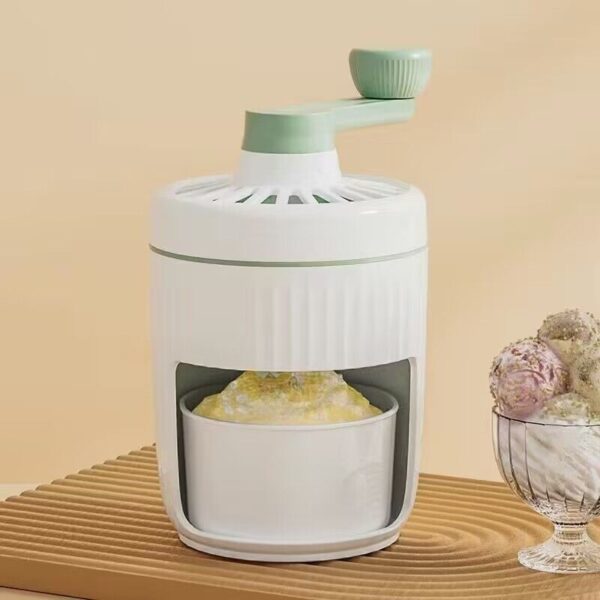 Hand-cranked Ice Shaving Machine Small Household Ice Crusher Hand-cranked Smoothie Machine Hail Ice Machine Kitchen Gadgets - Image 10