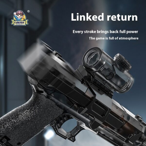 LED Lights Electric Water Guns Children Simulated Shooting Recoil Powerful Automatic Water Spray Gun Kids Summer Outdoor Toys - Image 9