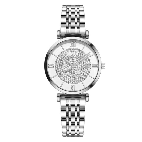 Stylish Graceful Simple Gold Quartz Watch - Image 4