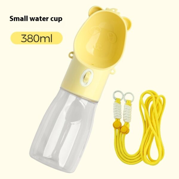 2 In 1 Portable Dog Water Bottle For Small Big Dogs Cat Outdoor Leak-proof Puppy Drinking Bowl With Food Container Pets Feeder Pet Products - Image 5